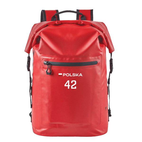 Technical Roll Top Waterproof Backpack 35L (RED) | Poland U17 Open Spring 2026