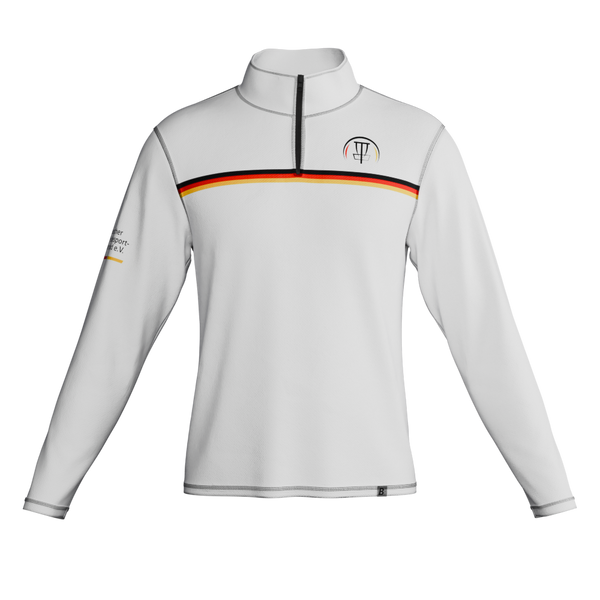 Full Sub Softflex 1/4 Zips Long Sleeve (WHITE) | Germany Disc Golf June 2026