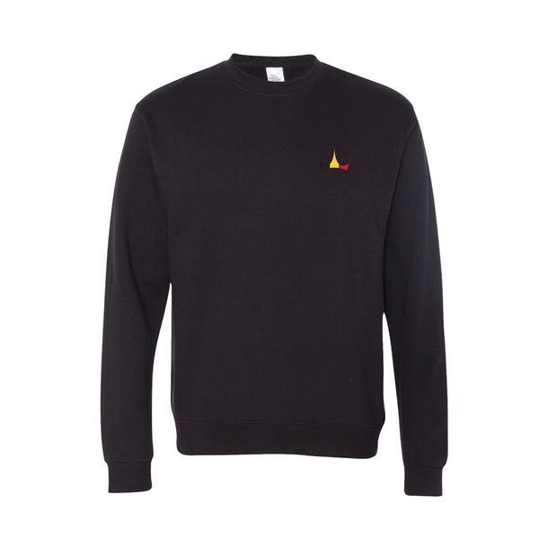 Premium Midweight Crewneck (BLACK) | Belgian U24 Open Summer 2025