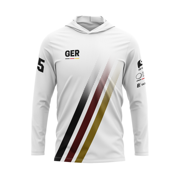 Full Sub N-Knit Sun Hoodie (WHITE) | Germany Beach Berlin Winter 2025