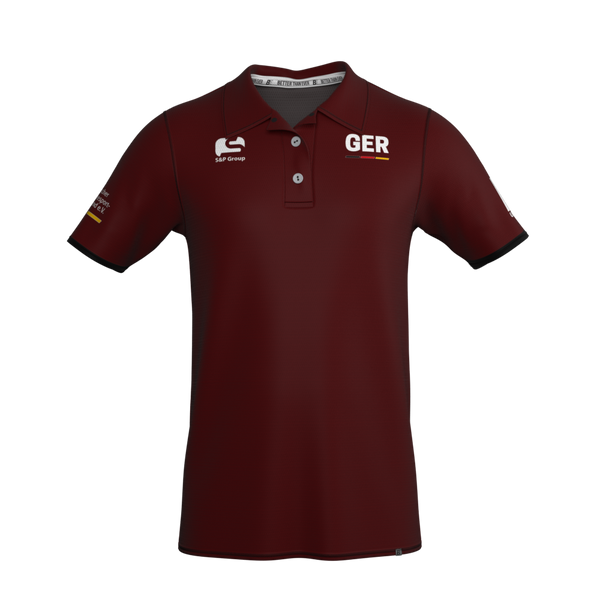 Full Sub N-Knit Polo (RED) | Germany Beach Hannover Winter 2025
