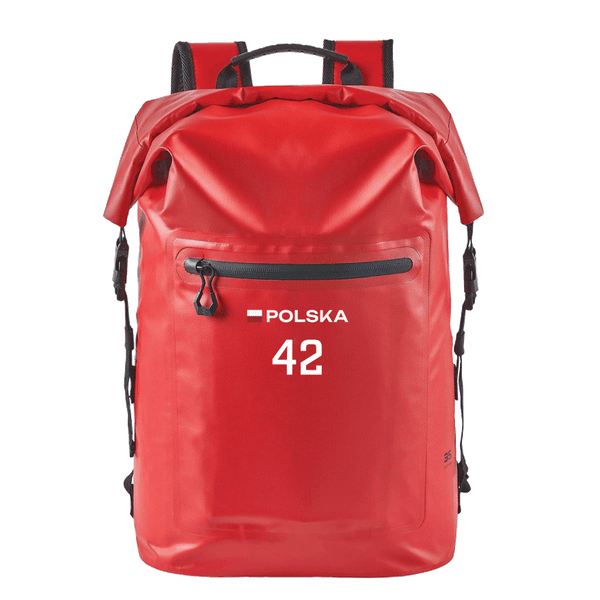 Technical Roll Top Waterproof Backpack 35L (RED) | Poland U20 Mixed Spring 2025