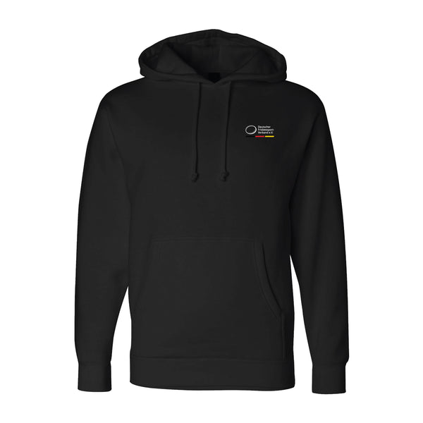 Premium Heavyweight Hoodie (BLACK) | Germany Beach Frankfurt Winter 2025