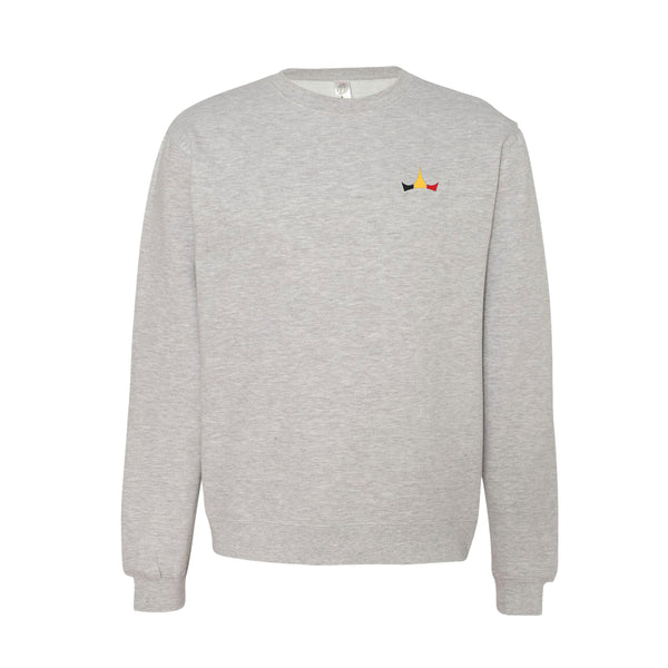 Premium Midweight Crewneck (GREY) | Belgian U24 Open Summer 2025