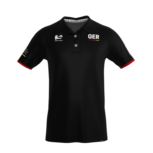 Full Sub N-Knit Polo (BLACK) | Germany Beach Frankfurt Winter 2025