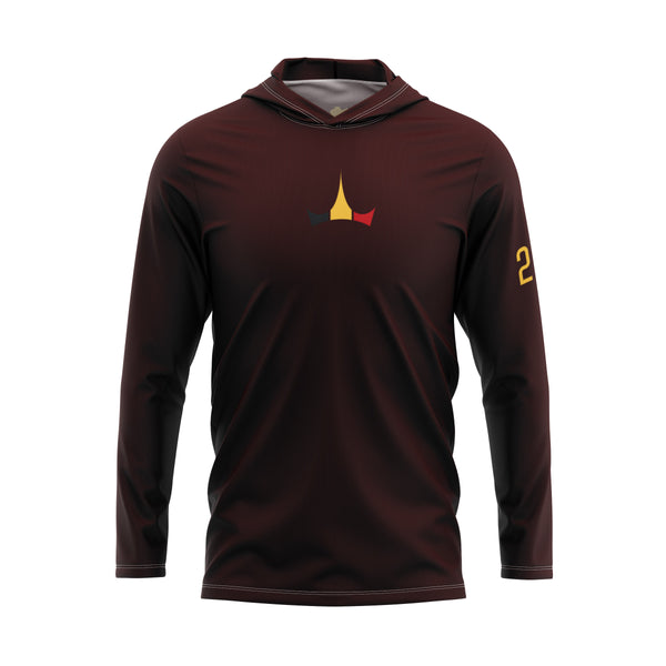 Full Sub N-Knit Sun Hoodie (MAROON) | Belgian U24 Open Summer 2025